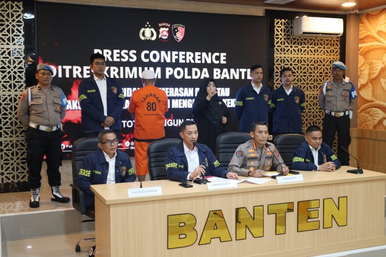 Polda Banten Tangkap Pelaku Intimidasi Kontraktor Proyek Pembangunan PT. CAA di Cilegon