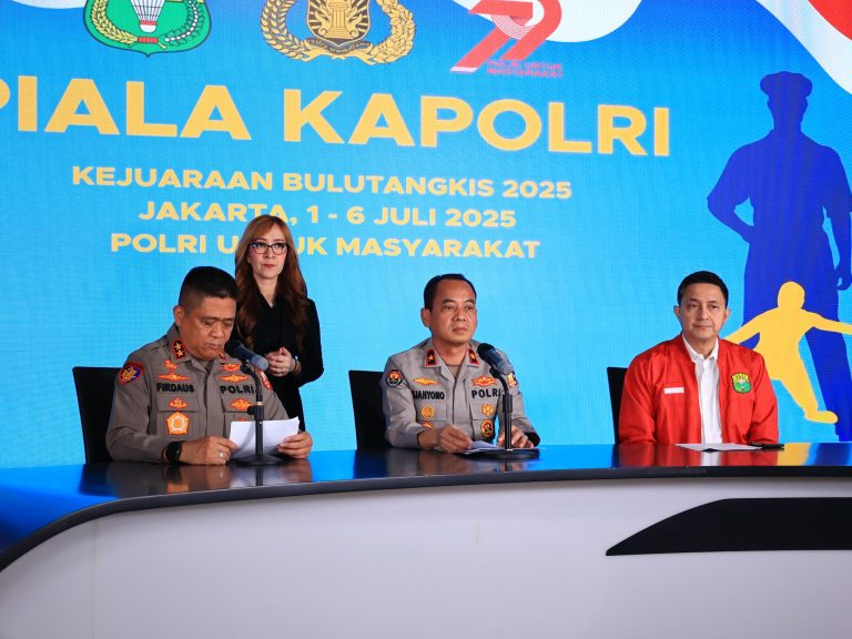 Kapolri Cup 2025 Siap Digelar, 547 Peserta Siap Berlaga di Kejuaraan Bulu Tangkis