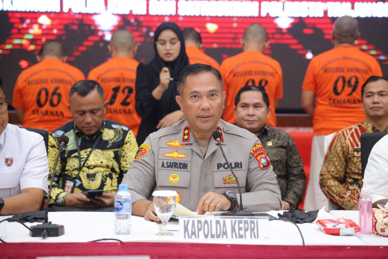 Ungkap kasus Mafia Tanah, Polda Kepri Gelar Konferensi Pers bersama Polresta Tanjungpinang,