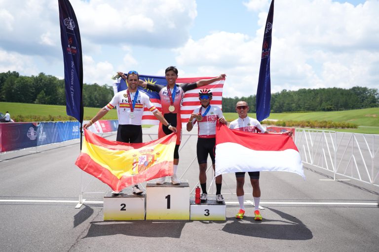 Polisi Pesepeda 35-39 Tahun Polda Jateng Sabet Perunggu di Kejuaraan WPFG 2025