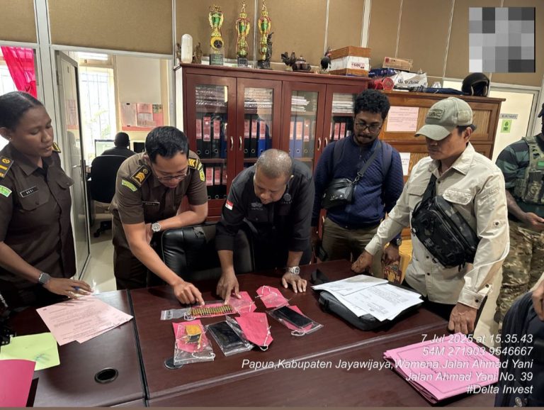 Dua Oknum Terlibat Jual-Beli Amunisi, Satgas Ops Damai Cartenz Lakukan Proses Hukum Tahap II