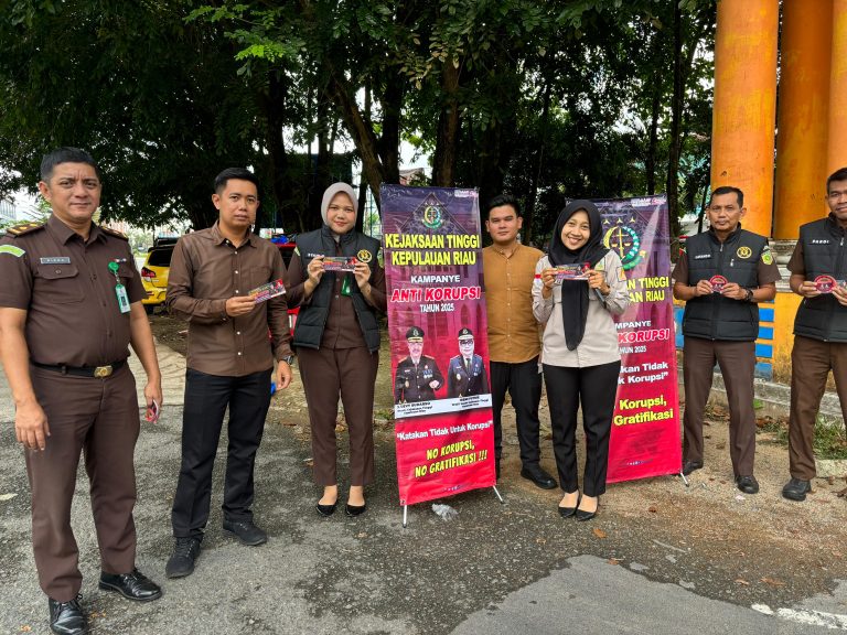 Kejati Kepri Gaungkan Pesan “Bersatu Melawan Korupsi, Indonesia Maju”.