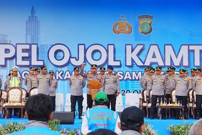 Kapolri Ajak Ojek Online Bersinergi Jaga Kamtibmas