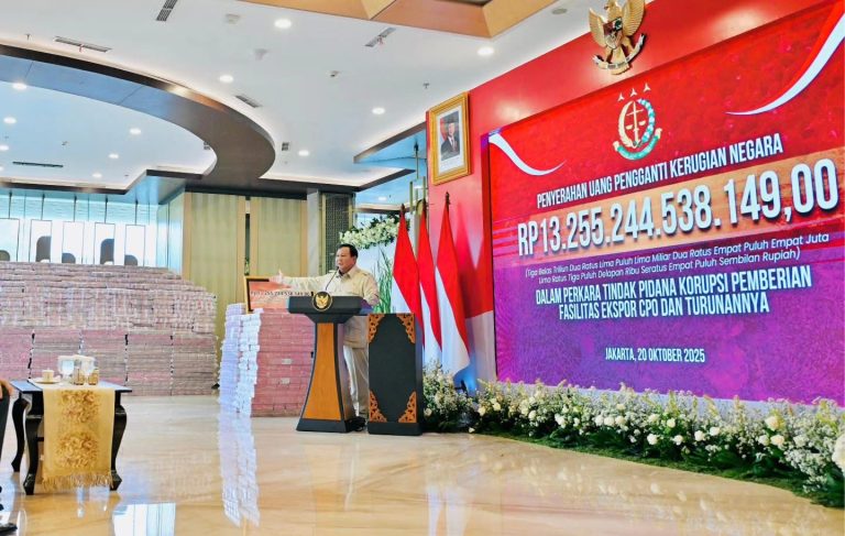 Presiden Prabowo Subianto, Menegaskan pentingnya Penegakan Hukum yang berkeadilan berintegritas, berdasarkan hati Nurani 