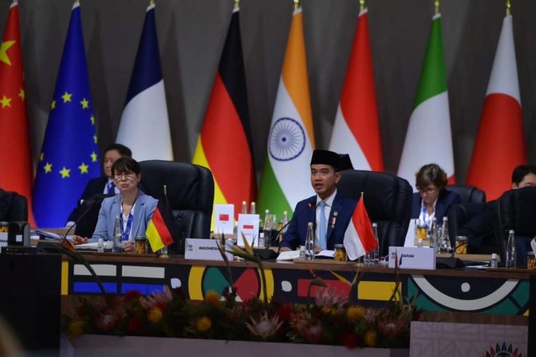 Wakil Presiden Republik Indonesia Gibran Rakabuming Raka Menyampaikan Pidato Konferensi Tingkat Tinggi KTT G20, DI Afrika Selatan,