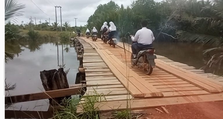 Masyarakat Mintak pemerintah daerah baik pusat Untuk perhatikan bangun jembatan penghubung